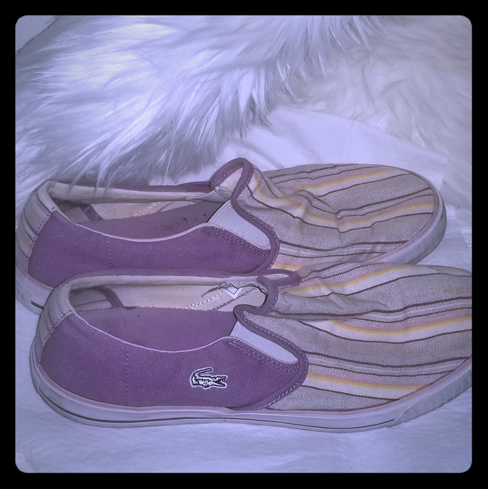 Lacoste slip on's